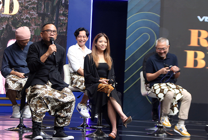 Konferensi pers dan screening untuk original series terbarunya yang berjudul Royal Blood di Jakarta, Rabu (10/8/2022).