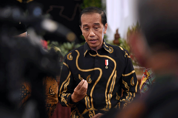 Presiden Joko Widodo melakukan pertemuan dengan para pimpinan lembaga negara di Istana Negara, Jakarta, Jumat (12/8/2022).