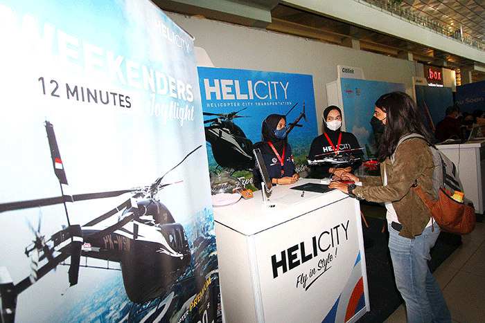 Travel Fair di Terminal 3 Bandara Soekarno Hatta, Tangerang, Banten, Sabtu (13/8/2022).