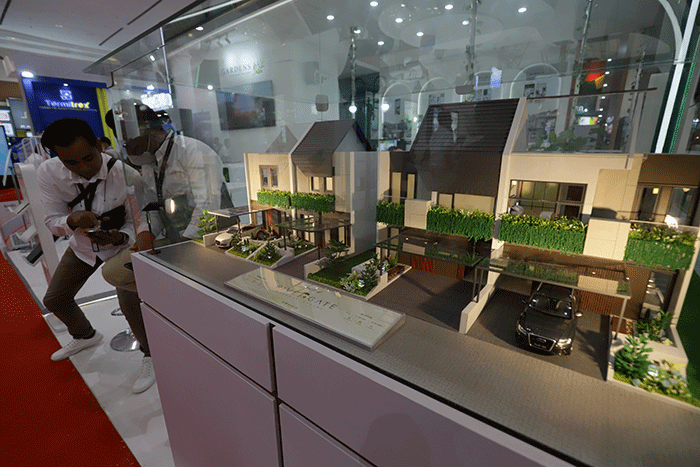 Indonesia Properti Expo 2022 dengan tema KPR BTN Merdeka di JCC, Senayan, Jakarta, Sabtu (13/8/2022).