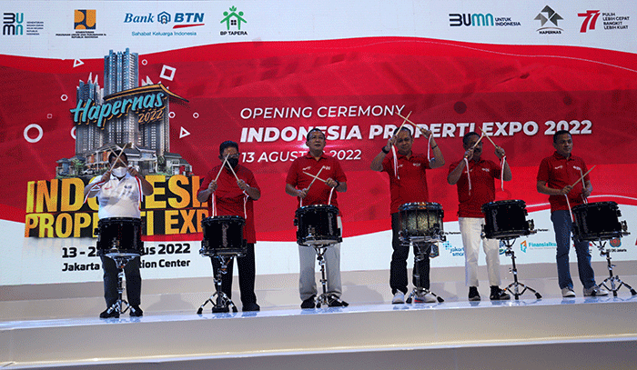 Indonesia Properti Expo 2022 dengan tema KPR BTN Merdeka di JCC, Senayan, Jakarta, Sabtu (13/8/2022).