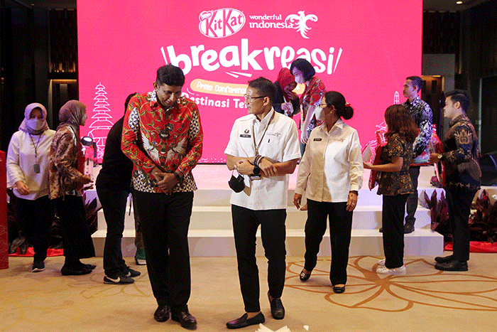 Peluncuran kemasan KitKat spesial pariwisata yang bertemakan destinasi super prioritas Indonesia yaitu Borobudur, Mandalika, Likupang, Danau Toba, dan Bali.