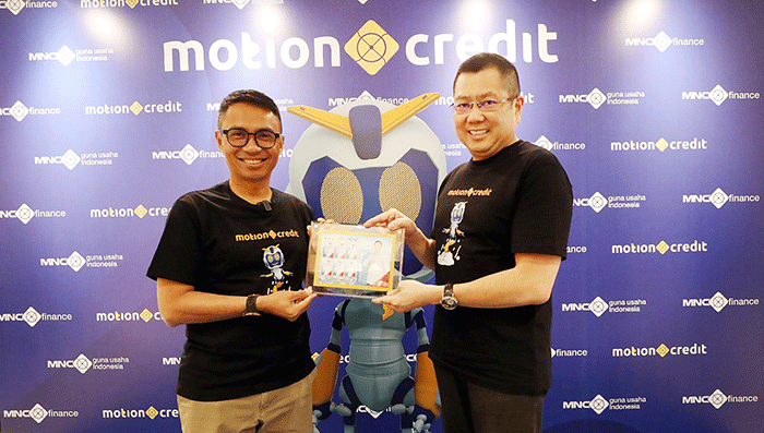 Penandatanganan Perjanjian Kerja sama PT MNC Finance dan PT Pos Indonesia (Persero) di Jakarta, Kamis (18/8/2022).