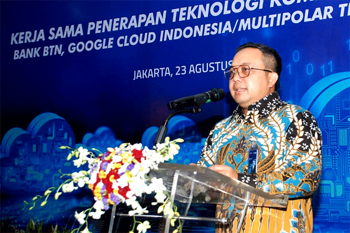 Perjanjian Kerja Sama Penerapan Teknologi Komputasi Cloud di Jakarta, Selasa (23/8/2022).