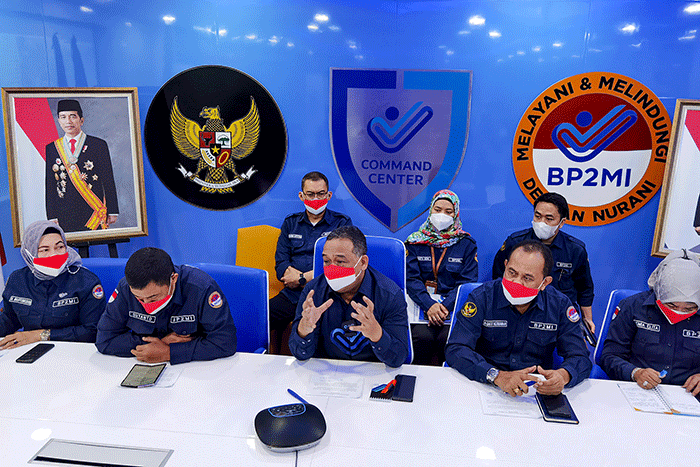 Keterangan pers terkait 241 calon pekerja migran Indonesia (CPMI) yang diduga menjadi korban penipuan di Kamboja telah dipulangkan ke Tanah Air di Jakarta.