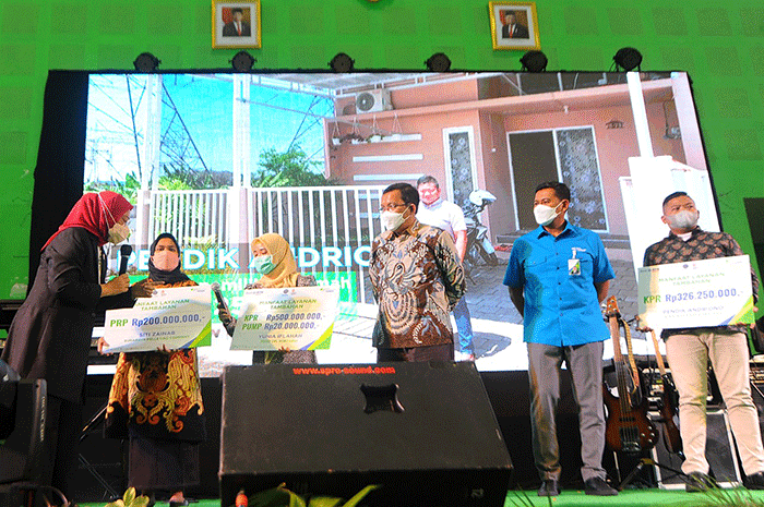 Job Fair Pasker.id di Universitas Islam Negeri Sunan Ampel, Surabaya, Selasa (23/8/2022).