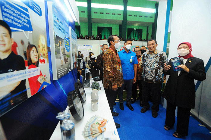 Job Fair Pasker.id di Universitas Islam Negeri Sunan Ampel, Surabaya, Selasa (23/8/2022).