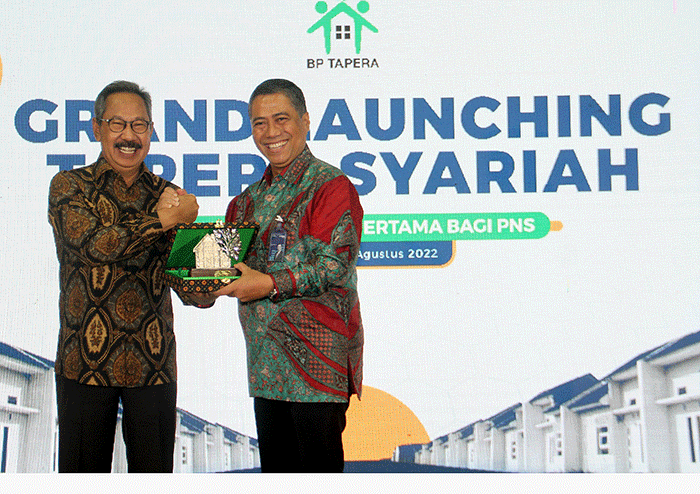 Peluncuran Tapera Syariah di Banda Aceh, Selasa (23/8/2022).