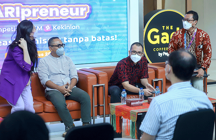 CARIpreneur: Kompetisi UMKM Kekinian” di SMESCO, Jakarta, Kamis (25/8/2022).