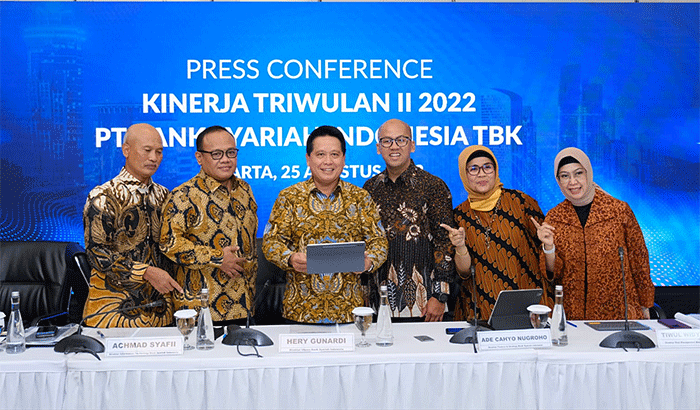 Paparan kinerja BSI kuartal II/2022, Kamis (25/8/2022).
