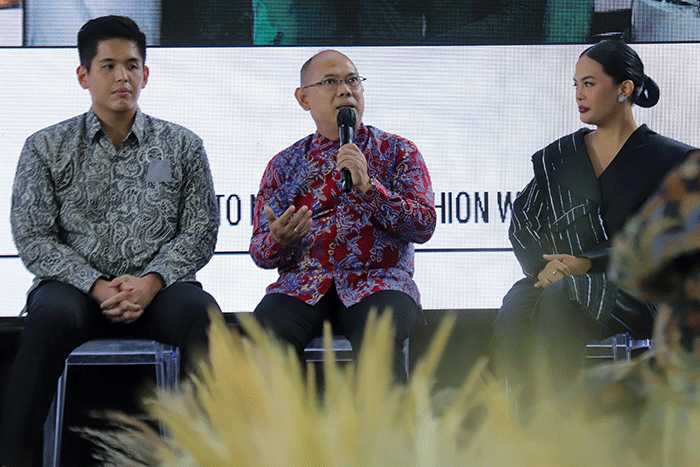 Konferensi pers Indonesia Now di Plataran by Taman Kota, Jakarta, Kamis (25/8/2022).