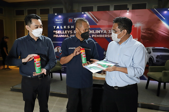 Talkshow “Selleys RP7 – Ahlinya 3P: Pelumas, Pelindung, Pembersih” di Jakarta, Jumat (26/8/2022).
