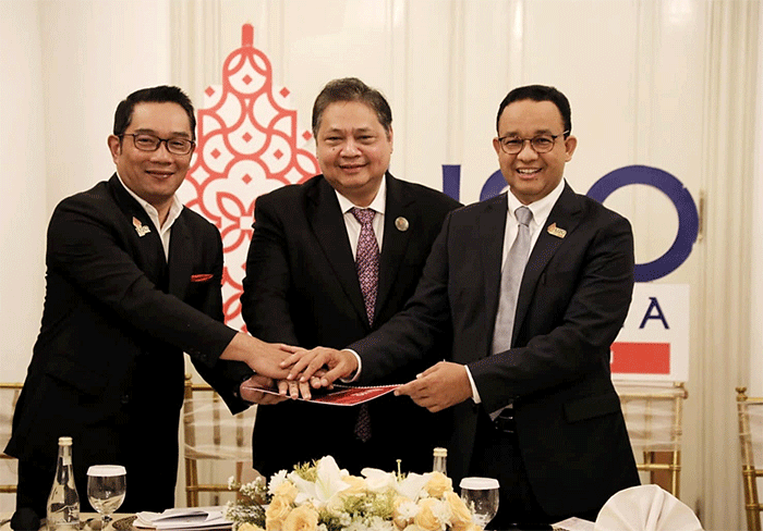 Penyerahan Komunike Urban 20 juga disaksikan oleh para delegasi negara-negara yang tergabung dalam Urban 20.