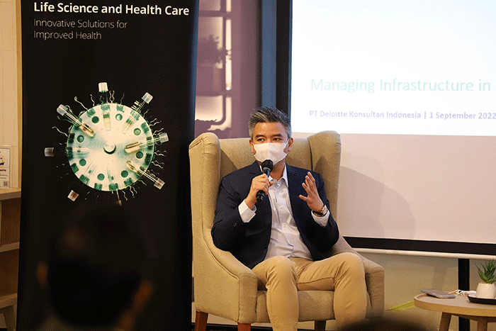 Peluncuran hasil riset dan talkshow Digitising Indonesia's Health Care Sector di Jakarta, Kamis (1/9/2022).