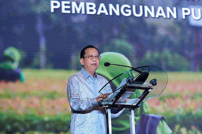 Penandatanganan Nota Kesepahaman Pembangunan Pusat Persemaian Sriwijaya Kemampo Sumatera Selatan di Jakarta, Selasa (6/9/2022).