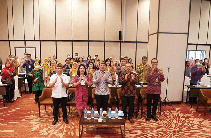 Kepala Badan Pangan Nasional/National Food Agency (NFA) Arief Prasetyo Adi memberikan arahan dalam Workshop Penguatan Cadangan Pangan Pemerintah.