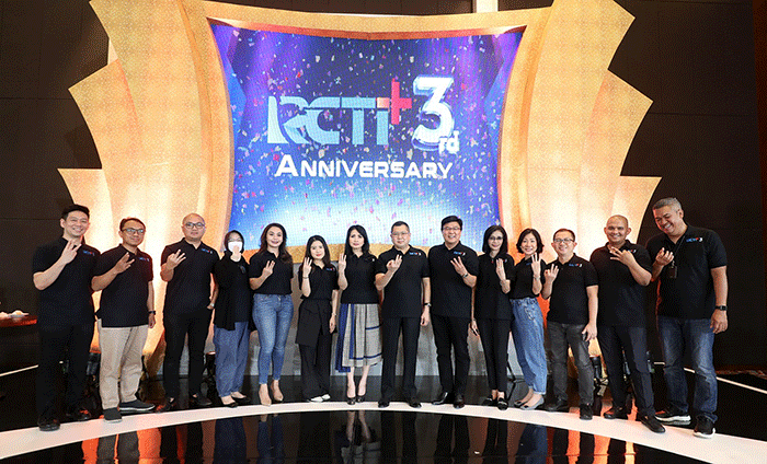 Syukuran Ulang Tahun RCTI+ ke-3 yang diselenggarakan di MNC Studios Kebun Jeruk Jakarta, Senin (12/9/2022).