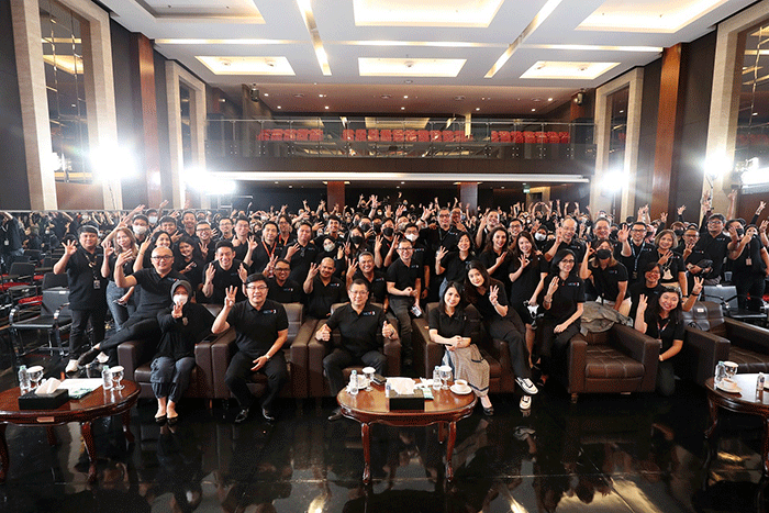 Syukuran Ulang Tahun RCTI+ ke-3 yang diselenggarakan di MNC Studios Kebun Jeruk Jakarta, Senin (12/9/2022).