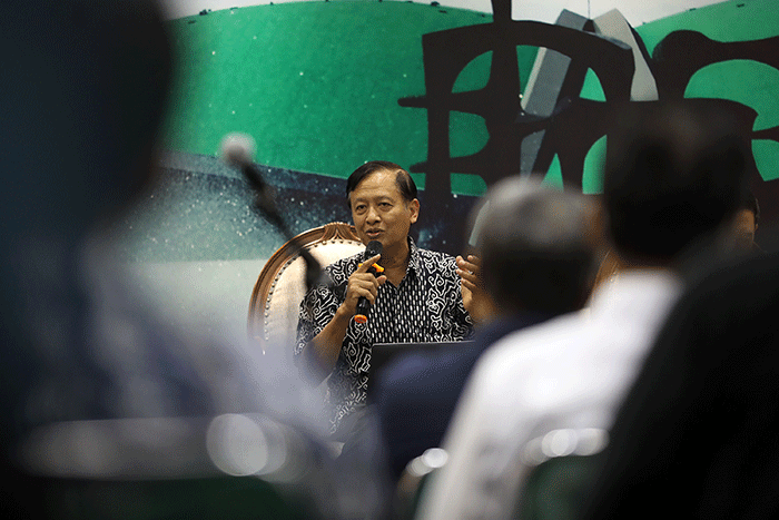Diskusi Forum Legislasi di Media Center, Kompleks Parlemen MPR/DPR-DPD, Senayan, Jakarta, Selasa (13/9/2022).