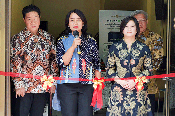 Peresmian MNC Sekuritas Kantor Cabang Taman Puring, Jakarta Selatan, Selasa (20/9/2022).
