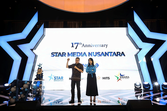 HUT ke-17 PT Star Media Nusantara (SMN) di Park Hyatt, Jakarta, Selasa (20/9/2022).