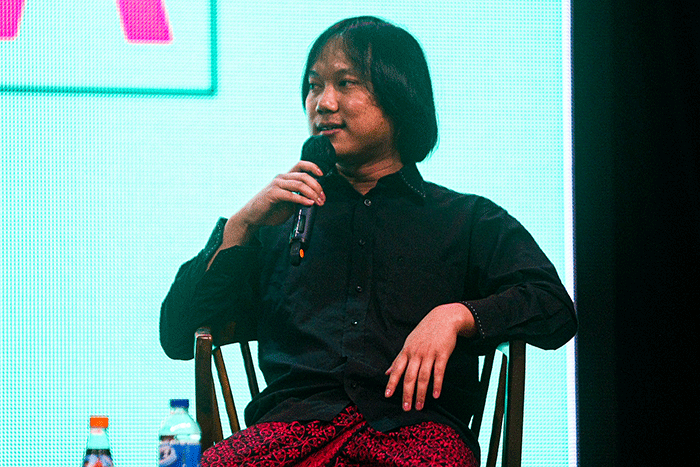 Konferensi pers M Bloc Fest 2022 di Live Space, Jakarta, Rabu (21/9/2022).