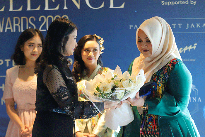 Social Excellence Awards 2022 di Salon 1, Park Haytt Jakarta, Rabu (21/9/2022).