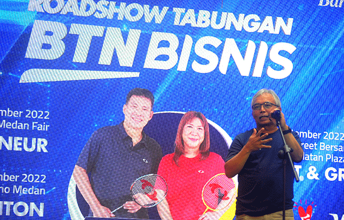 Road Show Tabungan BTN Bisnis di Medan, Sumatera Utara, Sabtu (24/9/2022).