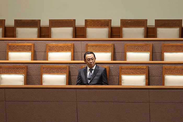 Rapat Paripurna DPR Ke-6 Masa Persidangan I Tahun Sidang 2022-2023 di Kompleks Parlemen, Senayan, Jakarta, Selasa (27/9/2022).