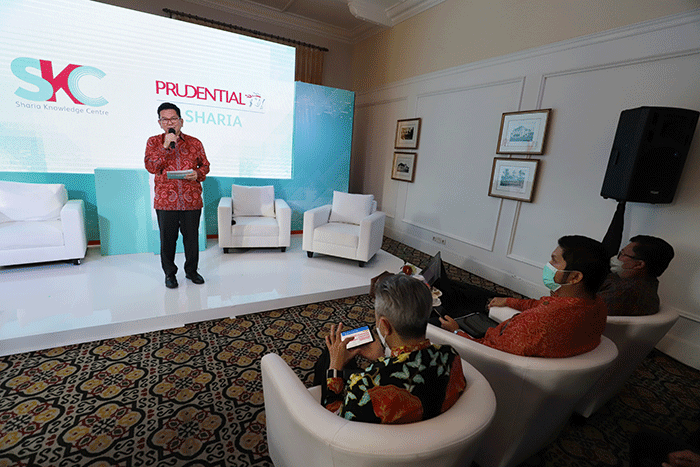 Peluncuran Sharia Knowledge Centre di Jakarta, Selasa (27/9/2022).