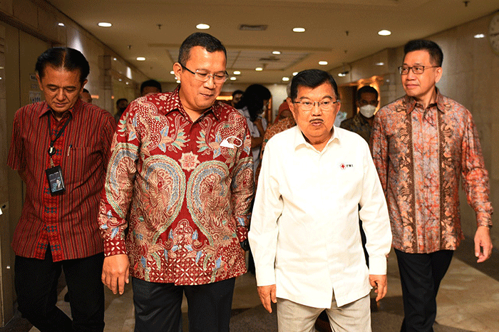 Pelaksanaan kegiatan donor darah di Menara BTN, Jakarta Pusat, Kamis (29/9/2022).