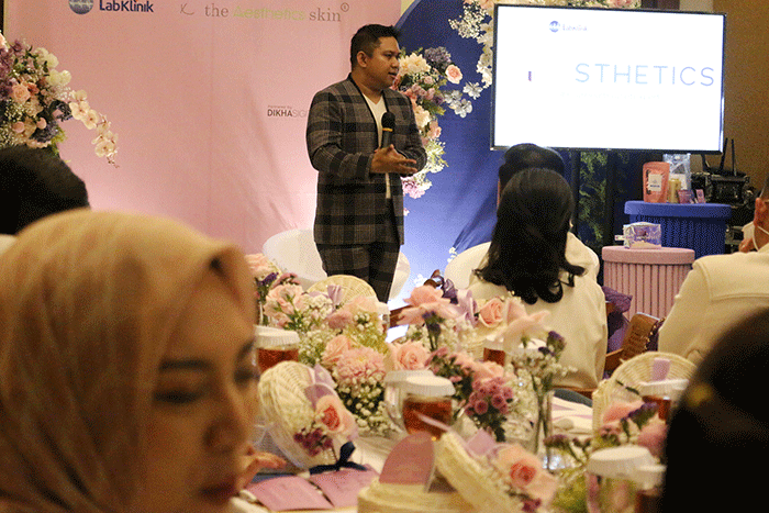 Grand Launching DIETSTHETICS, produk pendukung program diet hasil kolaborasi Kimia Farma Diagnostika & The Aesthetics Skin Clinic di Jakarta, Kamis (29/9/2022).