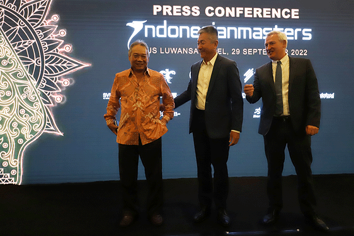 Peluncuran Indonesian Masters di Jakarta, Kamis (29/9/2022).