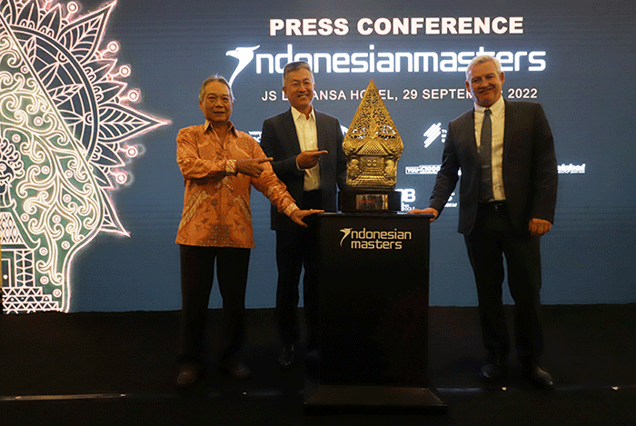 Peluncuran Indonesian Masters di Jakarta, Kamis (29/9/2022).