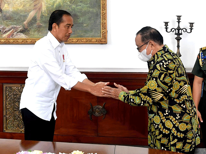 Presiden Jokowi Terima Perwakilan KAHMI Di Istana Kepresidenan Bogor