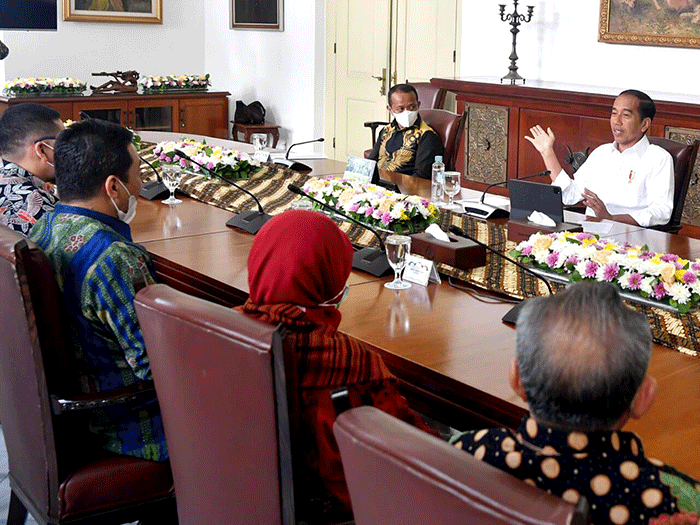 Presiden Jokowi Terima Perwakilan KAHMI Di Istana Kepresidenan Bogor