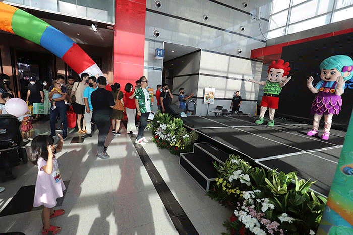 Pameran event Baby Mama & Toys Festival 2022 di Hall D JIExpo Kemayoran, Jakarta, Sabtu (1/10/2022).