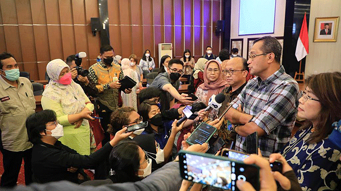 Diskusi Bersama Pemerintah, DPR, CSO, dan Media Terkait RUU Perlindungan Pekerja Rumah Tangga di ruang Tridarma Kemnaker, Jakarta, Jumat (30/9/2022).