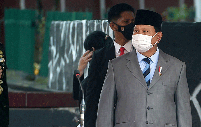 Menteri Pertahanan Prabowo Subianto berbicara soal kesaktian Pancasila yang menjadi dasar NKRI di mana hadirnya Pancasila menyatukan Indonesia.