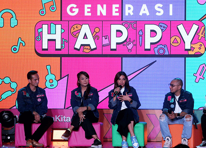 Peluncuran program ‘Generasi Happy’ di Jakarta, Rabu (5/10/2022).