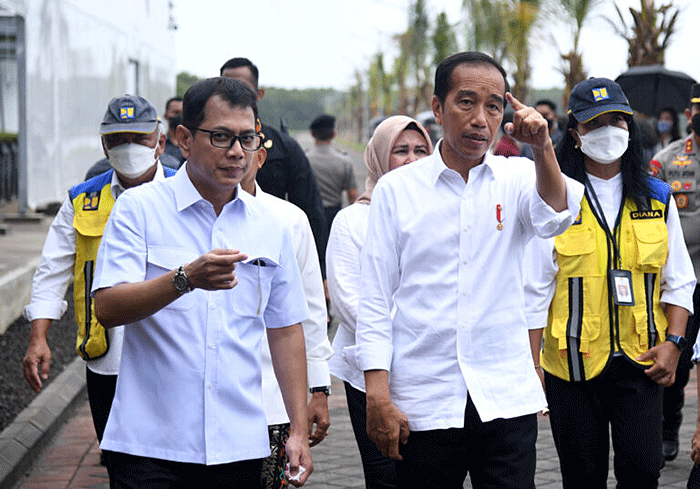Presiden Joko Widodo meninjau sejumlah kesiapan fasilitas untuk mendukung perhelatan KTT G20 Bali 2022.