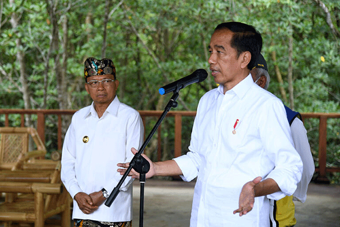 Presiden Joko Widodo meninjau sejumlah kesiapan fasilitas untuk mendukung perhelatan KTT G20 Bali 2022.