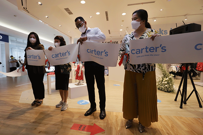 Peresmian gerai Carter’s di Plaza Indonesia, Jakarta, Jumat (7/10/2022).