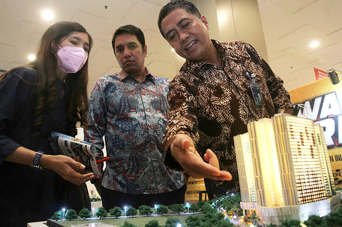 BTN Properti Expo di Tangerang City Mall, Tangerang, Senin (17/10/2022).