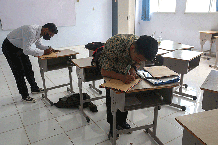 Job Fair Akbar Provinsi Sumatera Selatan di SMK Negeri 2 Palembang, Selasa (18/10/2022).