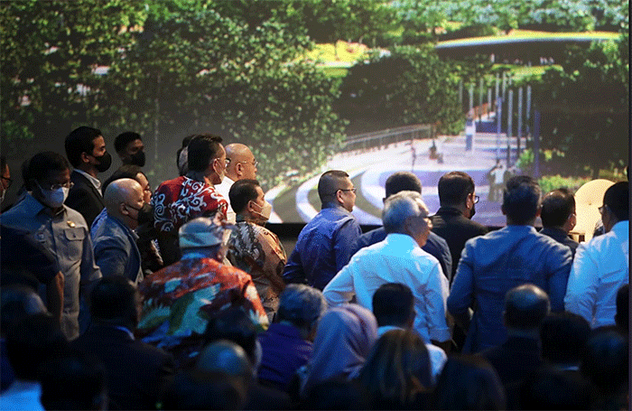 Executive Chairman MNC Group Hary Tanoesoedibjo menghadiri acara Ibu Kota Nusantara Sejarah Baru Peradaban Baru.