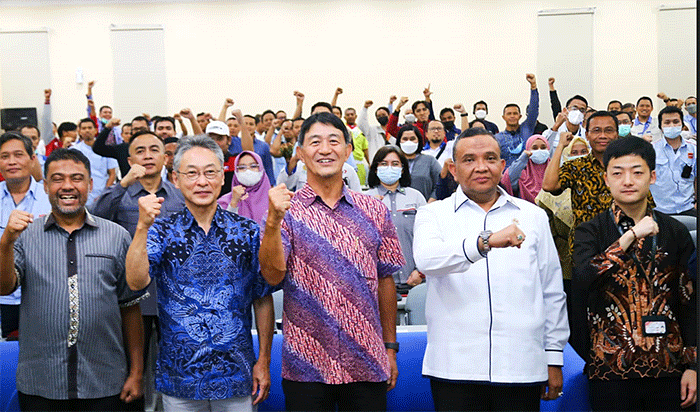 Labor Management Workshop on Building Constructive Industrial Relations in Japanese Companies Operating in Indonesia di Cikarang, kabupaten Bekasi, Jawa Barat.