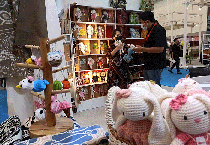 Pameran Trade Expo Indonesia (TEI) 2022 yang berlangsung sejak 19 - 24 Oktober 2022 di ICE, BSD.
