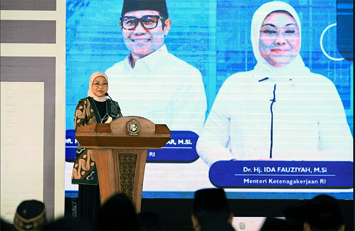Wakil Presiden KH Ma'ruf Amin meresmikan sebanyak 785 Pembangunan Balai Latihan Kerja (BLK) Komunitas Tahun 2021.