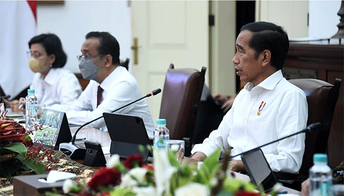 Presiden Joko Widodo menggelar rapat internal terkait perkembangan kasus obat penyebab gagal ginjal dengan sejumlah menteri Kabinet Indonesia Maju.